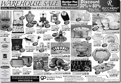 SouthernPottery2010WarehouseSale_thumb - Malaysia Sales Promotions & Freebies Warehouse Sale & Clearance in Malaysia 