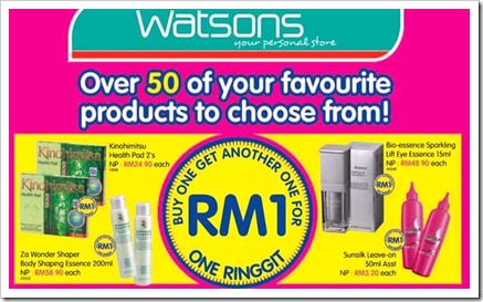 Watsons2010BuyOneGetAnotherOneForRM1_thumb - Malaysia Sales Promotions & Freebies 