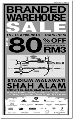 brandedwarehousesale_thumb - Malaysia Sales Promotions & Freebies Warehouse Sale & Clearance in Malaysia 