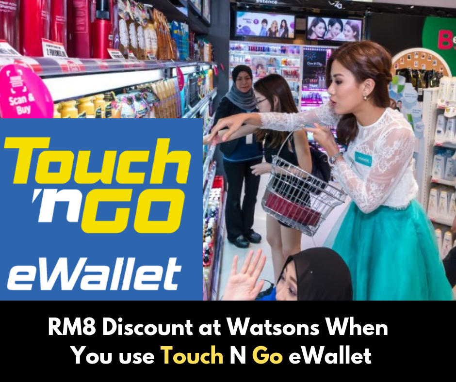 RM8-Discount-at-Watsons-When-You-use-Touch-N-Go-eWallet - LifeStyle 