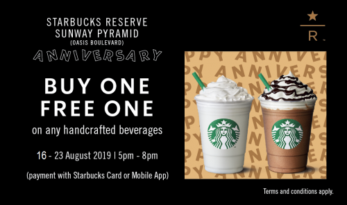 Starbucks-Special-Promo-Buy-1-free-1 - LifeStyle 