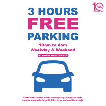3-Hours-Free-Parking-at-Suria-Sabah-Shopping-Mall-350x350 - Others Promotions & Freebies Sabah 