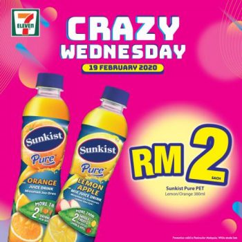 7-Eleven-Crazy-Wednesday-Promotion-2-350x350 - Johor Kedah Kelantan Kuala Lumpur Melaka Negeri Sembilan Pahang Penang Perak Perlis Promotions & Freebies Putrajaya Selangor Supermarket & Hypermarket Terengganu 