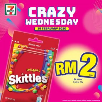 7-Eleven-Crazy-Wednesday-Promotion-350x350 - Johor Kedah Kelantan Kuala Lumpur Melaka Negeri Sembilan Pahang Penang Perak Perlis Promotions & Freebies Putrajaya Selangor Supermarket & Hypermarket Terengganu 