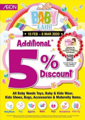 AEON-Baby-Fair-Promo-350x495 - Johor Kedah Kelantan Kuala Lumpur Melaka Negeri Sembilan Pahang Penang Perak Perlis Promotions & Freebies Putrajaya Sabah Sarawak Selangor Supermarket & Hypermarket Terengganu 