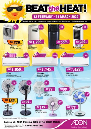 AEON-Beat-the-Heat-Promotion-350x494 - Johor Kedah Kelantan Kuala Lumpur Melaka Negeri Sembilan Pahang Penang Perak Perlis Promotions & Freebies Putrajaya Sabah Sarawak Selangor Supermarket & Hypermarket Terengganu 