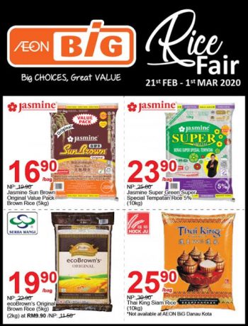 AEON-BiG-Rice-Fair-Promotion-350x460 - Johor Kedah Kuala Lumpur Pahang Penang Perak Promotions & Freebies Putrajaya Selangor Supermarket & Hypermarket 