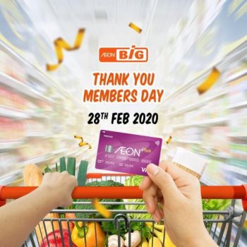AEON-BiG-Thank-You-Members-Day-Promotion-350x350 - Johor Kedah Kuala Lumpur Pahang Penang Perak Promotions & Freebies Putrajaya Selangor Supermarket & Hypermarket 