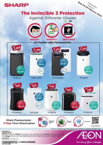 AEON-Sharp-Plasmacluster-Promotion-350x495 - Electronics & Computers Johor Kedah Kelantan Kuala Lumpur Melaka Negeri Sembilan Pahang Penang Perak Perlis Promotions & Freebies Putrajaya Sabah Sarawak Selangor Supermarket & Hypermarket Terengganu 