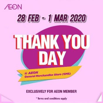 AEON-Thank-You-Day-Promotion-1-350x350 - Johor Kedah Kelantan Kuala Lumpur Melaka Negeri Sembilan Pahang Penang Perak Perlis Promotions & Freebies Putrajaya Sabah Sarawak Selangor Supermarket & Hypermarket Terengganu 