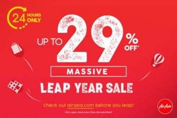 AirAsia-Leap-Year-Sale-350x233 - Air Fare Johor Kedah Kelantan Kuala Lumpur Malaysia Sales Melaka Negeri Sembilan Online Store Pahang Penang Perak Perlis Putrajaya Sabah Sarawak Selangor Sports,Leisure & Travel Terengganu 