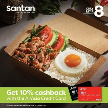 AirAsia-Santan-Restaurant-Promotion-350x349 - Air Fare Beverages Food , Restaurant & Pub Johor Kedah Kelantan Kuala Lumpur Melaka Negeri Sembilan Online Store Pahang Penang Perak Perlis Promotions & Freebies Putrajaya Sabah Sarawak Selangor Sports,Leisure & Travel Terengganu 