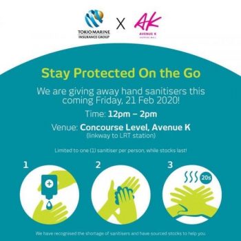 Avenue-K-Free-Hand-Sanitisers-350x350 - Events & Fairs Kuala Lumpur Others Selangor 