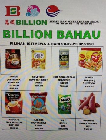BILLION-Special-Promotion-at-Bahau-350x460 - Negeri Sembilan Promotions & Freebies Supermarket & Hypermarket 