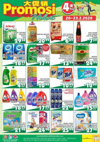 BILLION-Special-Promotion-at-Segamat-350x496 - Johor Promotions & Freebies Supermarket & Hypermarket 