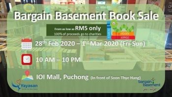 Bargain-Basement-Book-Sales-at-IOI-Mall-Puchong-350x197 - Books & Magazines Malaysia Sales Selangor Stationery 