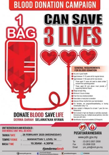 Berjaya-Times-Square-Hotel-Blood-Donation-Campaign-350x495 - Events & Fairs Hotels Kuala Lumpur Others Selangor Sports,Leisure & Travel 