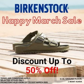 Birkenstock-Happy-March-Sale-at-1-Mont-Kiara-350x350 - Fashion Accessories Fashion Lifestyle & Department Store Footwear Kuala Lumpur Malaysia Sales Selangor 