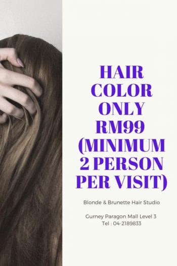 Blonde-Brunette-Hair-Studio-Special-Promotion-at-Gurney-Paragon-350x525 - Beauty & Health Hair Care Penang Personal Care Promotions & Freebies 