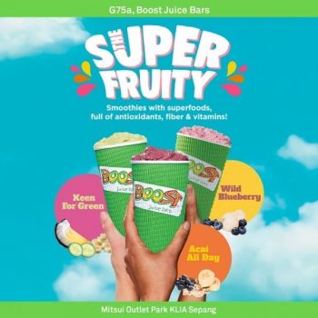 Boost-Juice-Bars-Super-Fruit-Promotion-at-Mitsui-Outlet-Park-350x350 - Beverages Food , Restaurant & Pub Promotions & Freebies Selangor 