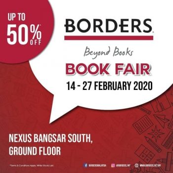 Borders-Book-Fair-at-Nexus-Bangsar-South-350x350 - Books & Magazines Events & Fairs Kuala Lumpur Stationery 