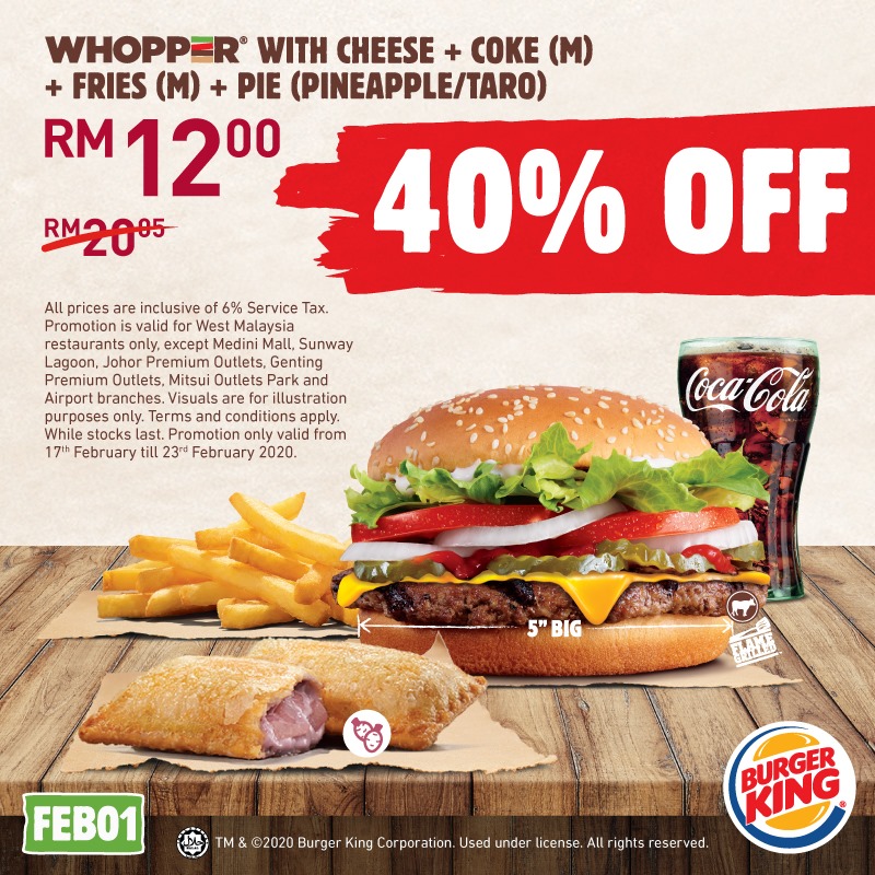 17-23 Feb 2020: Burger King Voucher Promotion ...