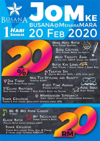 Busana-at-Menara-Mara-Clearance-Sale-350x496 - Fashion Accessories Fashion Lifestyle & Department Store Kuala Lumpur Others Selangor Warehouse Sale & Clearance in Malaysia 