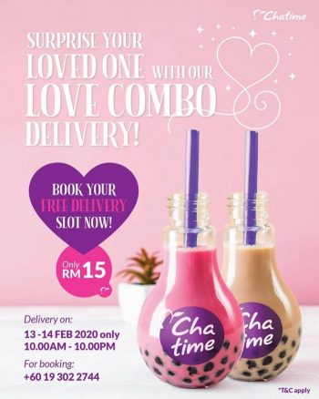 Chatime-Valentines-Day-Promotion-350x438 - Beverages Food , Restaurant & Pub Johor Kedah Kelantan Kuala Lumpur Melaka Negeri Sembilan Pahang Penang Perak Perlis Promotions & Freebies Putrajaya Sabah Sarawak Selangor Terengganu 