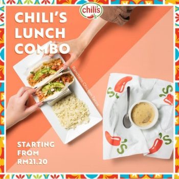 Chilis-Lunch-Combo-Promotion-350x350 - Beverages Food , Restaurant & Pub Kuala Lumpur Penang Promotions & Freebies Selangor 