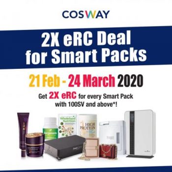 Cosway-Smart-Packs-2X-eRC-Promotion-350x350 - Beauty & Health Johor Kedah Kelantan Kuala Lumpur Melaka Negeri Sembilan Pahang Penang Perak Perlis Personal Care Promotions & Freebies Putrajaya Sabah Sarawak Selangor Terengganu 