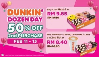 Dunkin-Donuts-Dunkin-Dozen-Day-Promotion-350x203 - Beverages Food , Restaurant & Pub Johor Kedah Kelantan Kuala Lumpur Melaka Negeri Sembilan Pahang Penang Perak Perlis Promotions & Freebies Putrajaya Sabah Sarawak Selangor Terengganu 