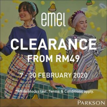 Emel-Clearance-Sale-at-Parkson-Elite-Pavilion-350x350 - Apparels Fashion Accessories Fashion Lifestyle & Department Store Kuala Lumpur Selangor Warehouse Sale & Clearance in Malaysia 