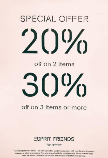 Esprit-Special-Promotion-at-Bintang-Megamall-350x512 - Apparels Fashion Accessories Fashion Lifestyle & Department Store Promotions & Freebies Sarawak 