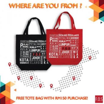 F.O.S-Free-Tote-Bag-Promo-350x350 - Apparels Fashion Accessories Fashion Lifestyle & Department Store Johor Kedah Kelantan Kuala Lumpur Melaka Negeri Sembilan Pahang Penang Perak Perlis Promotions & Freebies Putrajaya Sabah Sarawak Selangor Terengganu 