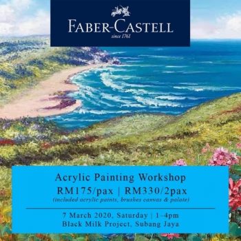 Faber-Castell-Acrylic-Painting-Workshop-350x350 - Books & Magazines Events & Fairs Others Selangor Stationery 