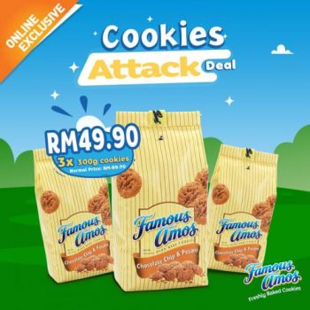 Famous-Amos-Cookies-Attack-Deal-Promotion-350x350 - Beverages Food , Restaurant & Pub Johor Kedah Kelantan Kuala Lumpur Melaka Negeri Sembilan Online Store Pahang Penang Perak Perlis Promotions & Freebies Putrajaya Sabah Sarawak Selangor Terengganu 