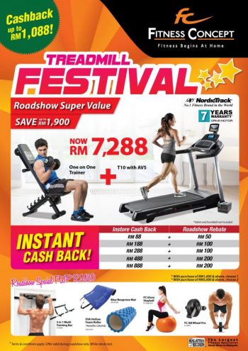 Fitness-Concept-Treadmill-Festival-Roadshow-Promotion-at-AEON-Kota-Bharu-350x495 - Fitness Kelantan Promotions & Freebies Sports,Leisure & Travel 
