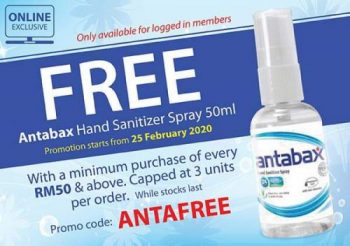 Free-Antabax-Hand-Sanitizer-Spray-at-CARiNG-eStore-Online-350x246 - Beauty & Health Johor Kedah Kelantan Kuala Lumpur Melaka Negeri Sembilan Online Store Pahang Penang Perak Perlis Personal Care Promotions & Freebies Putrajaya Sabah Sarawak Selangor Terengganu 