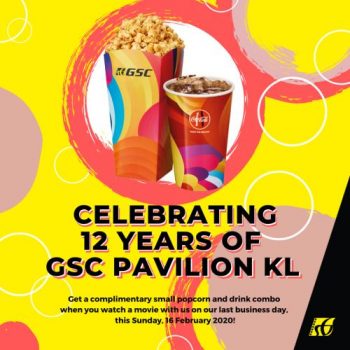GSC-12-Years-Anniversary-Promotion-at-Pavilion-KL-350x350 - Cinemas Kuala Lumpur Movie & Music & Games Promotions & Freebies Selangor 