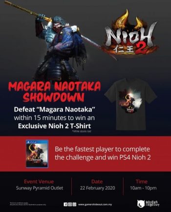 Gamers-Hideout-PS4-Nioh-2-Promotion-at-Sunway-Pyramid-350x433 - Computer Accessories Electronics & Computers Promotions & Freebies Selangor 
