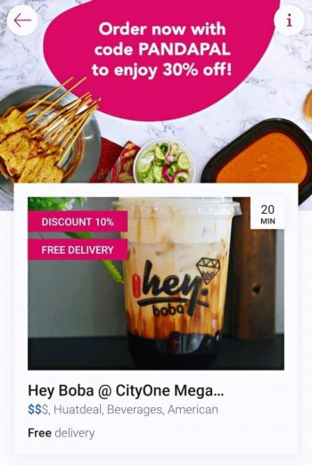 Hey-Boba-Foodpanda-Promo-350x522 - Beverages Food , Restaurant & Pub Promotions & Freebies Sarawak 