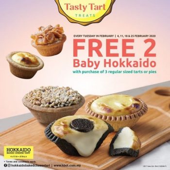 Hokkaido-Baked-Cheese-Tasty-Tart-Treats-Promo-at-Main-Place-Mall-350x350 - Beverages Food , Restaurant & Pub Promotions & Freebies Selangor 