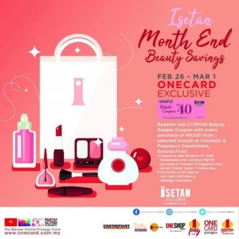 Isetan-Month-End-Beauty-Savings-Promo-350x350 - Beauty & Health Cosmetics Kuala Lumpur Personal Care Promotions & Freebies Selangor Skincare Supermarket & Hypermarket 