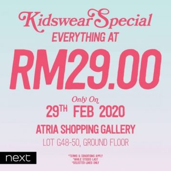 Kidswear-Special-Everything-at-RM29.00-at-Atria-Shopping-Gallery-350x350 - Baby & Kids & Parenting Children Fashion Promotions & Freebies Selangor 