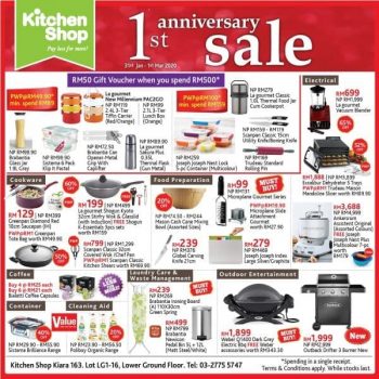 Kitchen-Shop-1st-Anniversary-Sales-at-163-Retail-Park-350x350 - Home & Garden & Tools Kitchenware Kuala Lumpur Malaysia Sales Others Selangor 