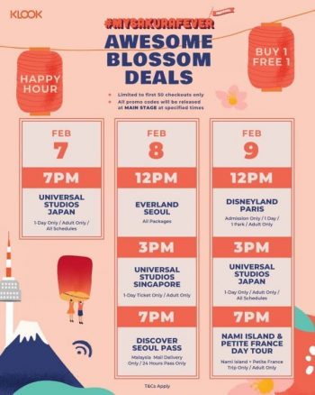 Klook-Awesome-Blossom-Deal-350x438 - Events & Fairs Kuala Lumpur Others Selangor 