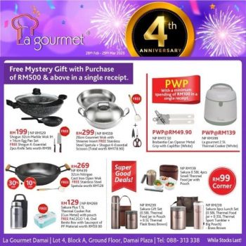 La-Gourmet-Anniversary-Sale-350x350 - Home & Garden & Tools Kitchenware Malaysia Sales Sabah 