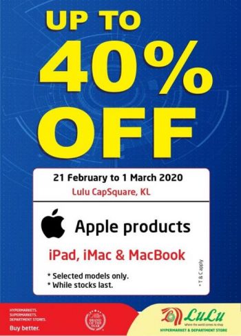 LuLu-Hypermarket-Apple-Products-Promotion-350x487 - Electronics & Computers IT Gadgets Accessories Kuala Lumpur Laptop Mobile Phone Promotions & Freebies Selangor Supermarket & Hypermarket 
