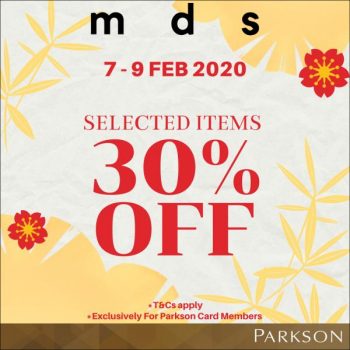 MDS-Sale-30-OFF-at-Parkson-350x350 - Apparels Fashion Accessories Fashion Lifestyle & Department Store Johor Kuala Lumpur Malaysia Sales Selangor 