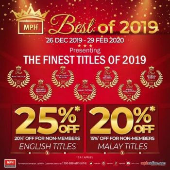MPH-Bookstore-Best-of-2019-Promo-at-Setia-City-Mall-350x350 - Books & Magazines Promotions & Freebies Selangor Stationery 